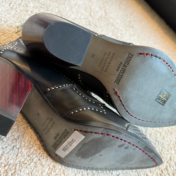 Zadig & Voltaire Cara Studded Western Booties - Picture 7 of 8